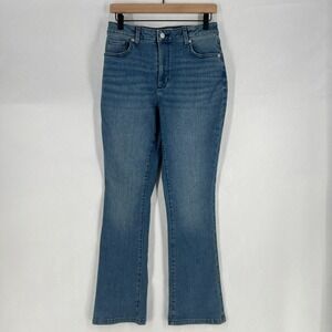 Sonoma Curvy Bootcut Jeans Womens Size 8 Medium Wash Blue Denim Cotton High Rise